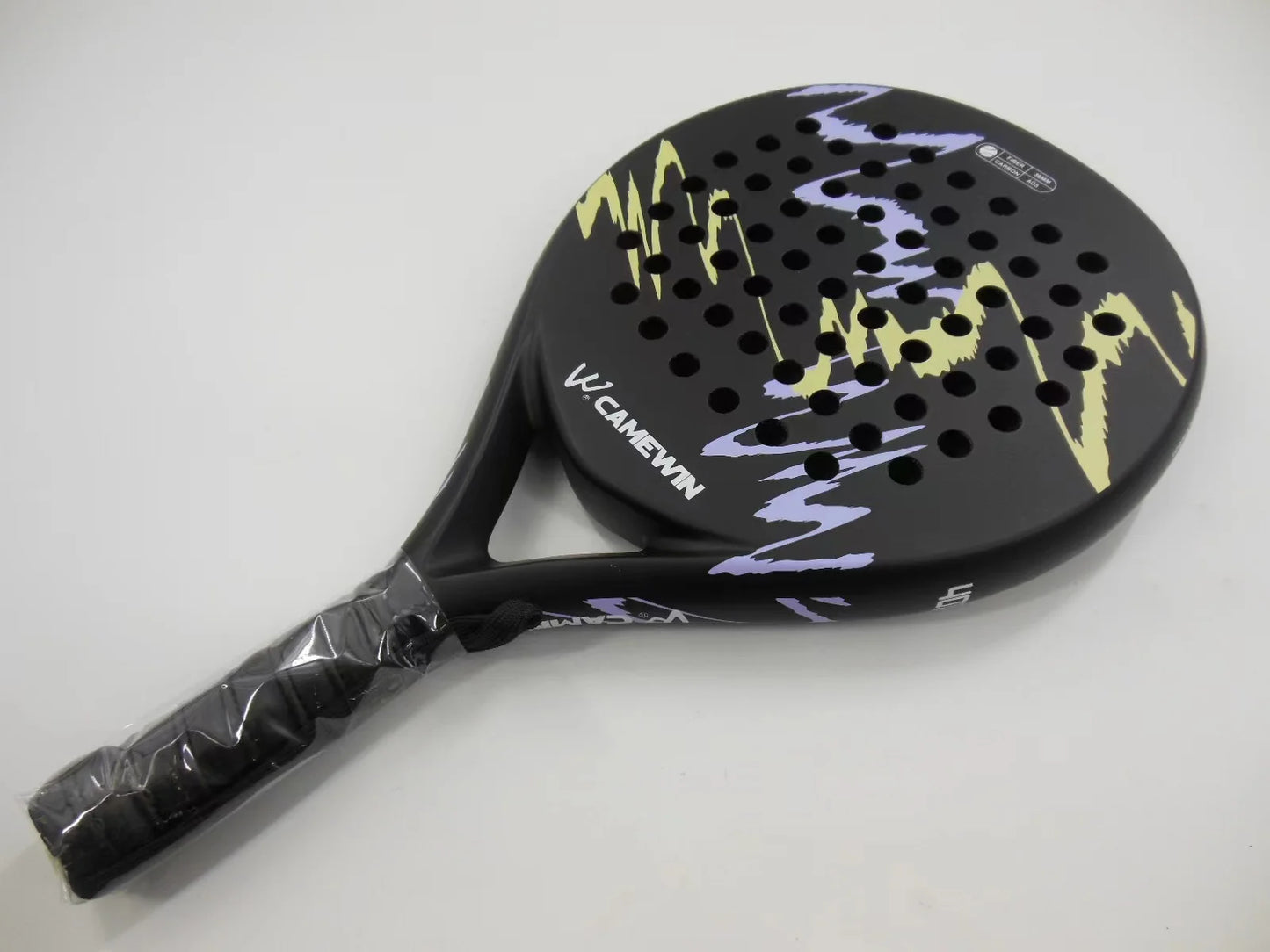Professional Padel Tennis Racket Da Pai Mian Carbon Composite Materials Breathable Non-slip Comfortable Grip Sports Racquet