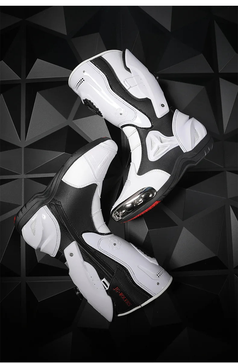 36-47 Anti Fall Motocross Boots Wear-resistant Motorcycle Boots Men's Women Racing Boots Safe Riding Equipment Rally Shoes