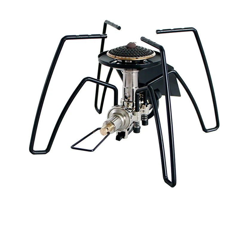 Windproof and Anti-Scald Camping Stove  Outdoor Tourist Burner Parts  Spider Stove  Backpack  Hiking Gas Furnace
