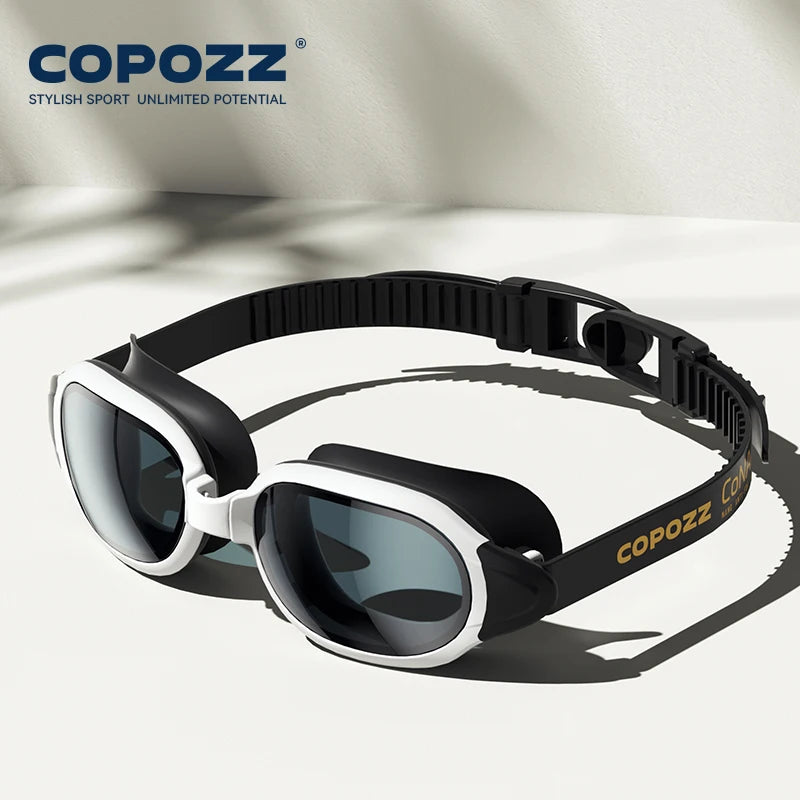 COPOZZ Myopia Swimming Goggles Male Female Adult Swim Goggle CoNANO Imported Anti Fog Pool Swimming Glasses Eyewear -1.5 to -7