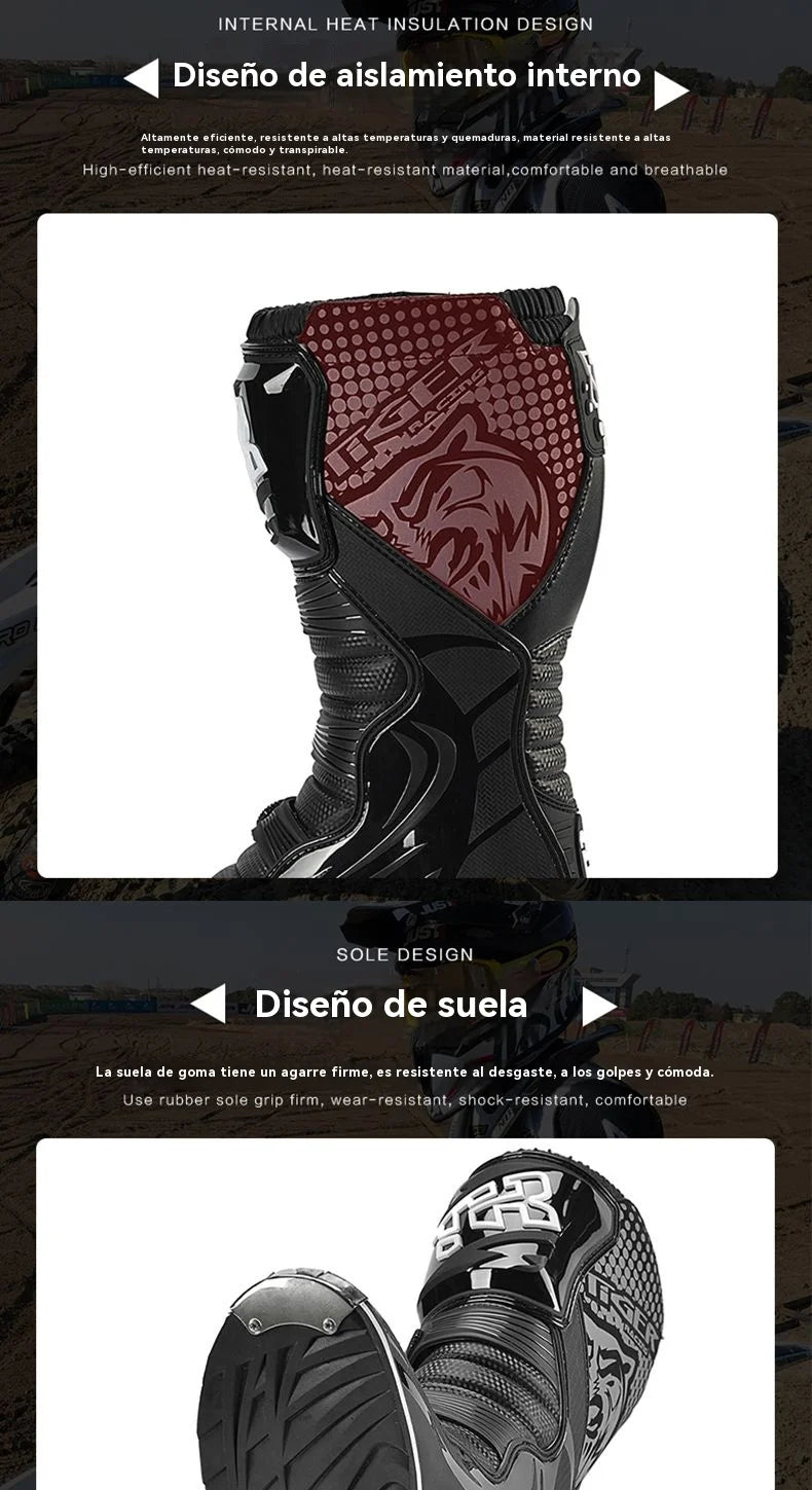 2025 NEW Motorcycle Enduro Motocross Boots Riding Mx Moto Cross Botas Motorbike Motorboats Shoes Racing Men's MTB Downhill Boots