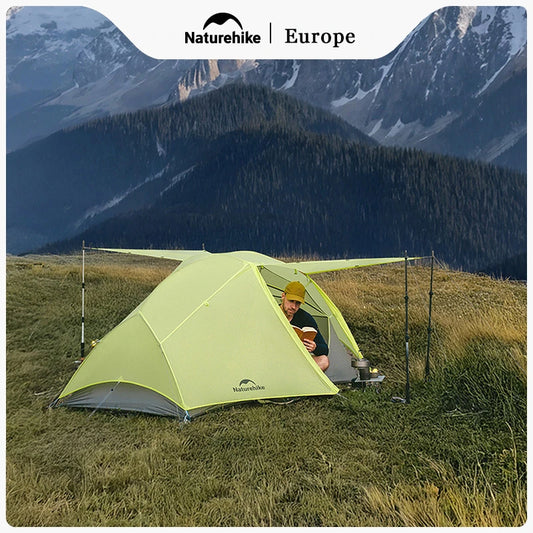 Naturehike Star River EXT Double Layer Camping Tent 10D Nylon 1 2 Person Ultralight  Outdoor Tent Waterproof Lightweight Tents