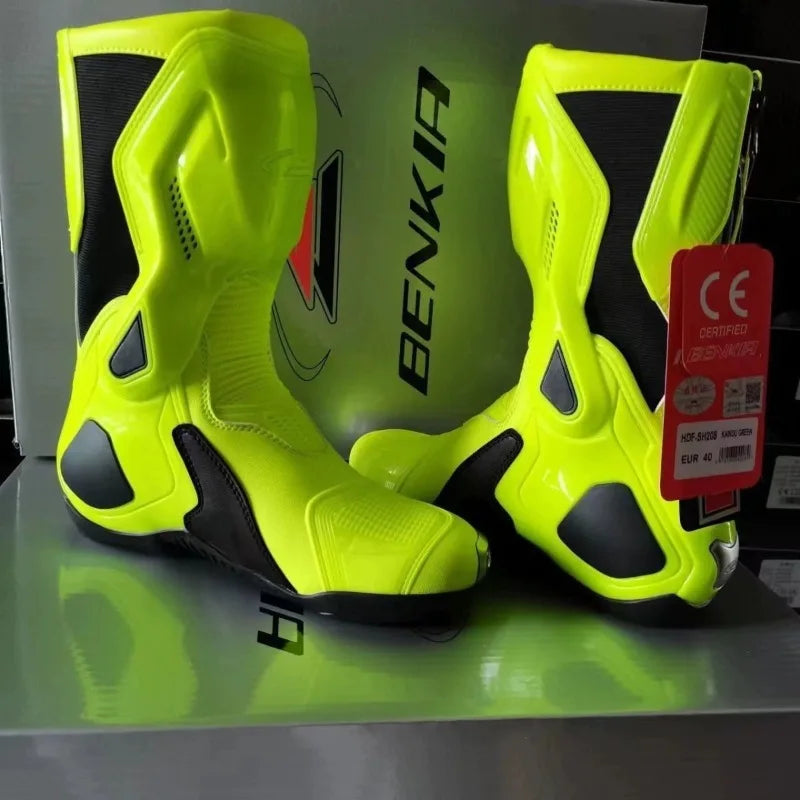 Motorcycle Riding Boots Motorcycle Rally Off-road Racing Shoes Warm and Anti Fall Riding Shoes Motorcycle Travel Supplies