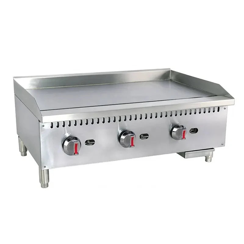 Catering ETL Certificate Commercial Kitchen Equipment 36" Tabletop Gas Flat Top Hamburger Grill Griddle for Restaurant