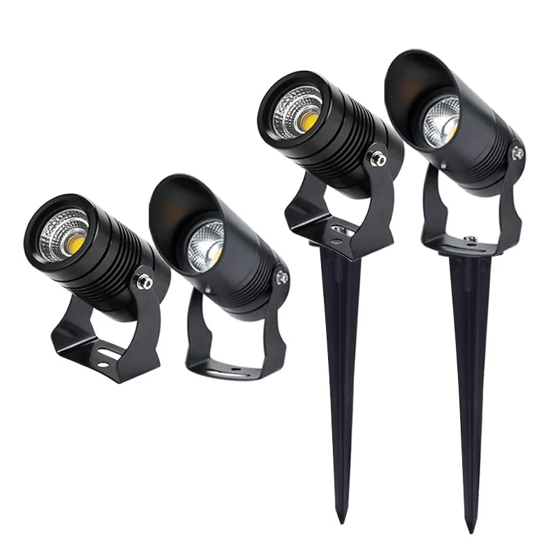 3W 5W 10W COB Outdoot IP65 Waterproof led Garden Lamp AC85-265V DC12V Outdoor Lighting Garden Light Landscape LED spotlight