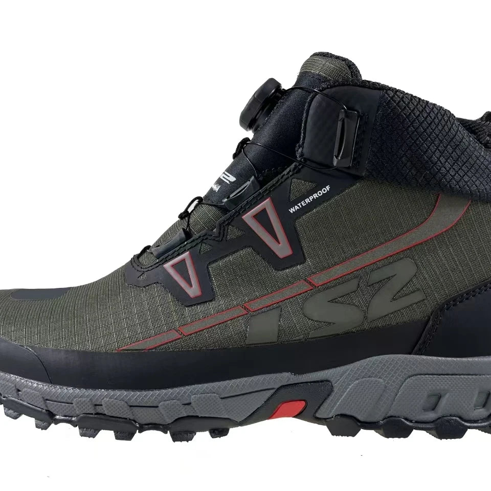 Tr Brand Moto Bike Touring Enduro Motorbike Leather Boot Man Adventure Shoes Waterproof Motorcycle Riding Boots