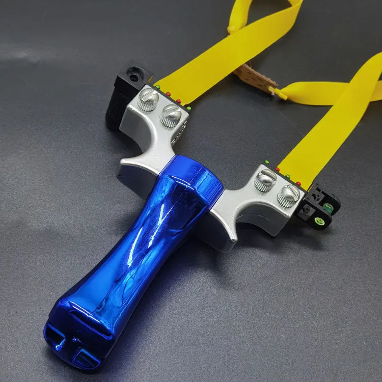 Professional Hunting Slingshot Tirachinas With Level High Precision Instrument For Outdoor Catapult Balls Laser Aiming Shooting