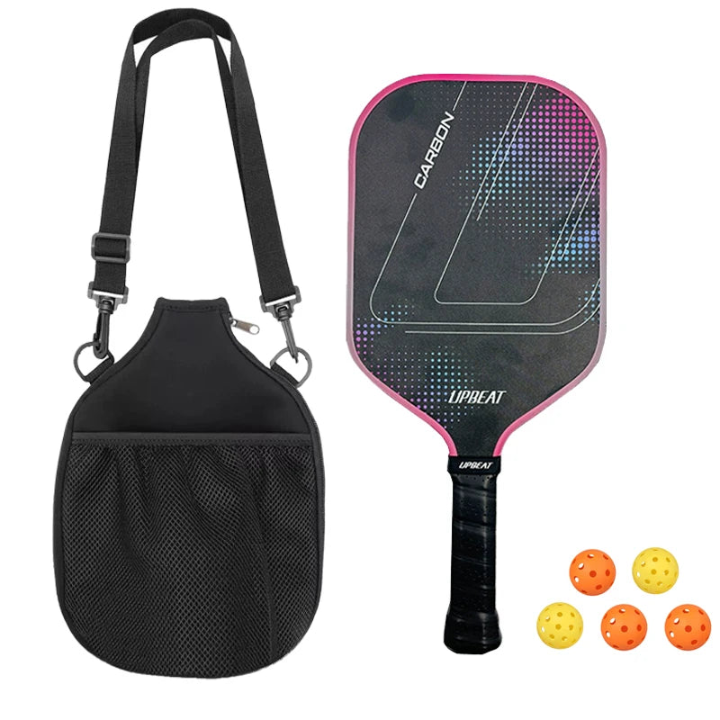 T700 Carbon Fiber Platform Tennis Racket With Honeycomb Core Lightweight Durable For Competitive Play Sports Equipment