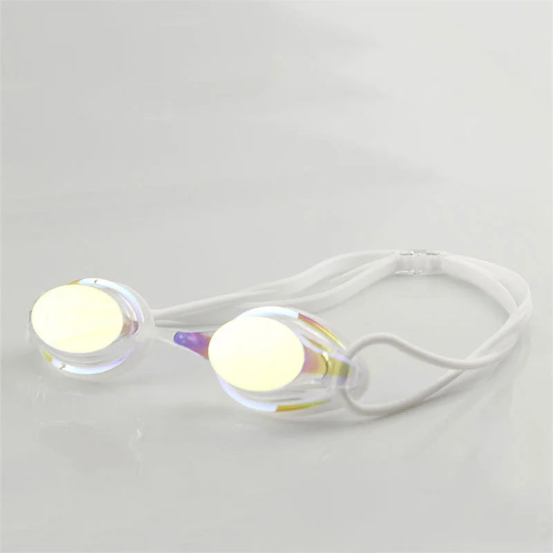 Professional Competition Swimming Goggles Plating Anti-Fog Waterproof UV Protection Silica Gel Diving Glasses Racing Spectacles