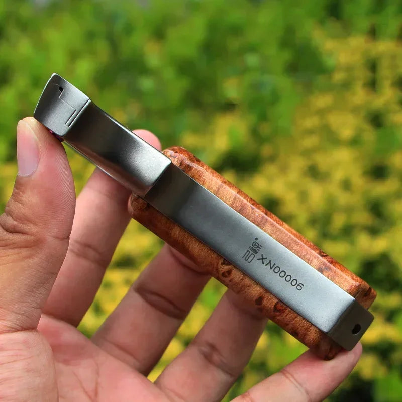 Stainless Steel Slingshot with Flat Rubber Band Hunting Catapult Accessories Outdoor Sports High Quality