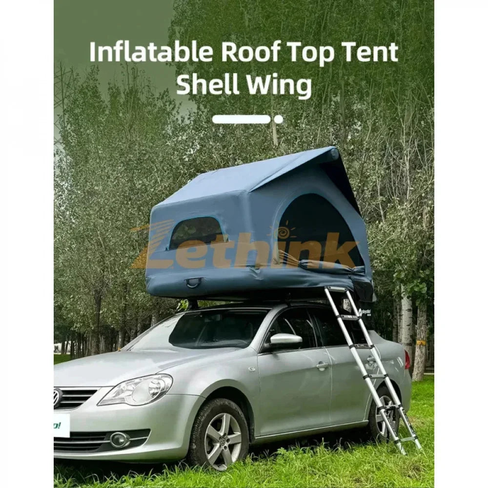 New Trend Shell Wing Inflatable Roof Top Tent Water Proof Large Internal Space Prevent Bumping Glamping Outdoor Tents