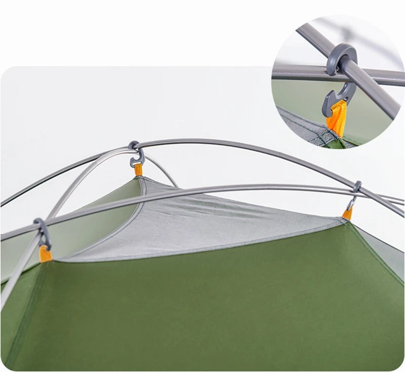 Naturehike Cloud Peak 20D Nylon Tent Ultralight 2 Persons Camping Hiking Outdoor Tent 4 Season Double Layer Backpack camper Tent