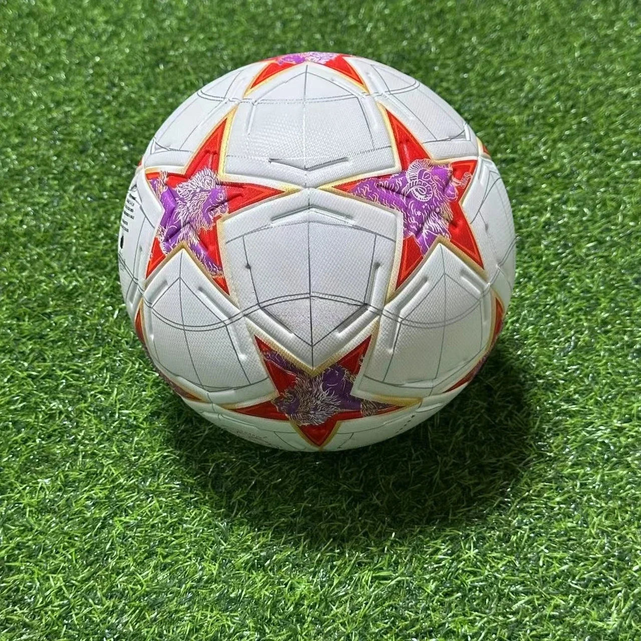 Professional Size 5 Soccer Ball Seamless PU Football for Outdoor Training and Competition Match Futsal Christmas Sports Gift