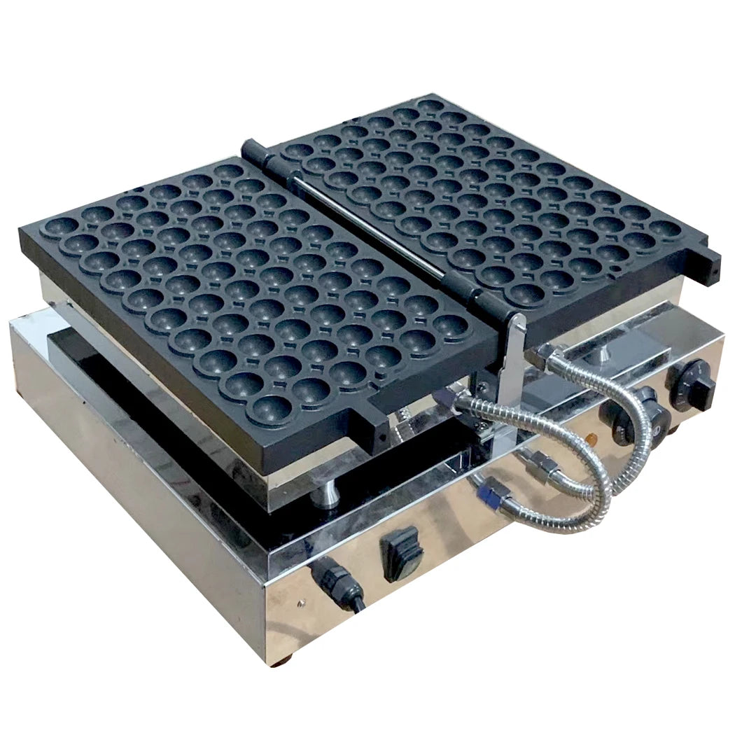 Electric 60-Hole Mini Waffle Ball Maker Non-Stick Takoyaki Octopus Ball Grill Pan Quail Egg Shaped Waffle Baker for Kitchen