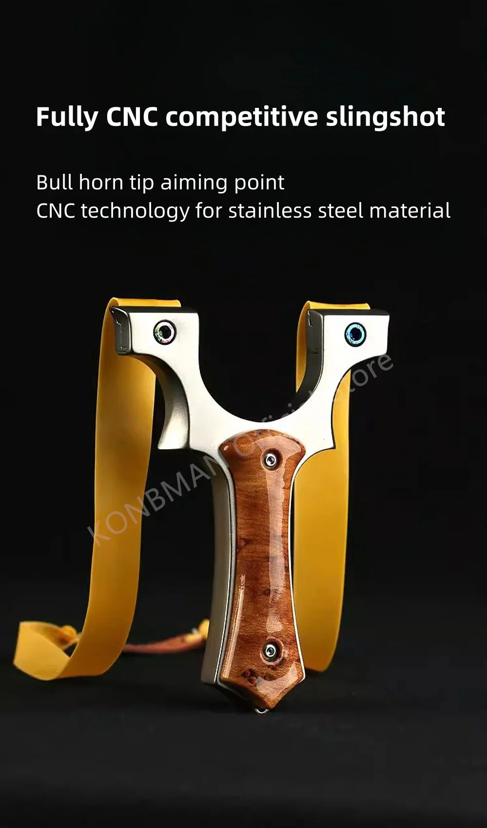 Outdoor Hunting High-power Shooting Metal Slingshot Professional Catapult High-precision Hunting Slingshot Shooting Target