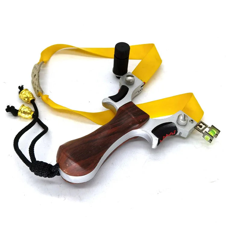 Laser Infrared Aiming Resin Slingshot Hunting Catapult with Flat Rubber Band Professional Outdoor Sports Game Catapult Sling Toy