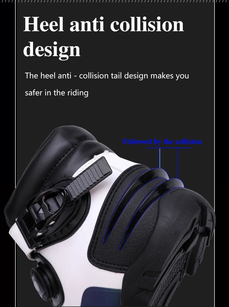 New Motorcycle riding shoes Motorcycle cross-country short boots Racing shoes Motorcycle cross-country shoes