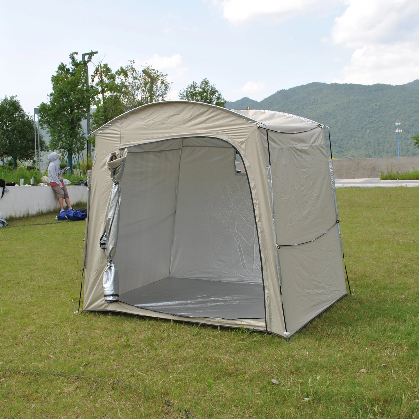 Bike Storage Shed Tent, Oversized Storage Tent for 4 Bikes, Garage/Garden Storage Tent, Waterproof Anti-uv Outdoor Bicycle Cover