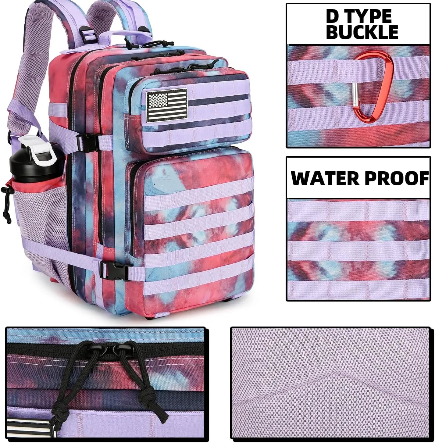 20L 45L Tactical Backpack 3P Bag Outdoor Tactical Backpack Hiking Pack Waterproof Climbing Rucksack Camping Trekking Mochila Bag