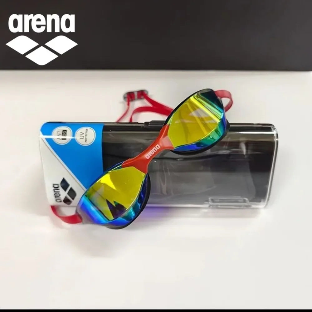 ARENA HD Waterproof Anti-fogging Professional Competition Goggles Men and Women Universal High Seal Training Swimming Goggles