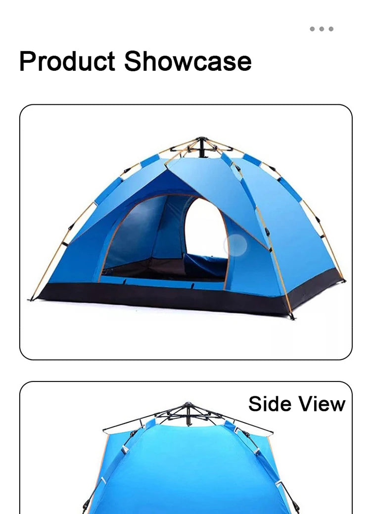 EMER Outdoor Camping Tent Automatic One-touch Tent Waterproof Picnic Tourist House for Travel Hiking Fishing Camping Supplies