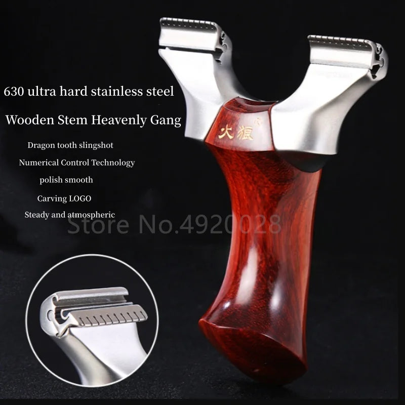 Outdoor Sports High-quality Stainless Steel Slingshot Balanced Rubber Band High-power Hunting Catapult Accessories