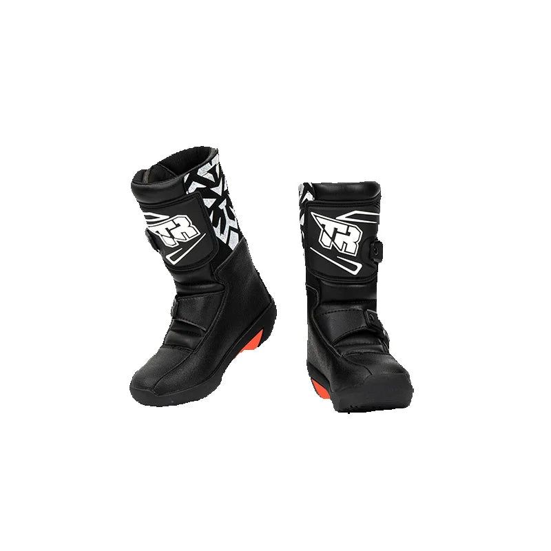 2PCS Kids Motocross Boots For Child Botas Motorcycle 4-10 Years Off Road Boots Motorcycle Mid Calf Kids Child MTB ATV
