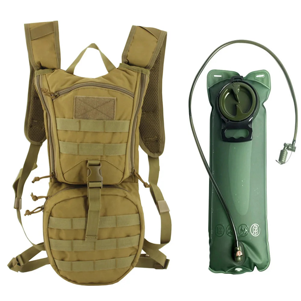 Outdoor Hydration Backpack Tactical Assault Outdoor Hiking Hunting Climbing Riding Bag Cycling Backpack Water Bag