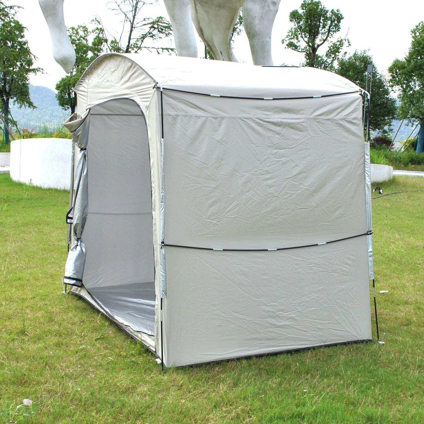 Bike Storage Shed Tent, Oversized Storage Tent for 4 Bikes, Garage/Garden Storage Tent, Waterproof Anti-uv Outdoor Bicycle Cover