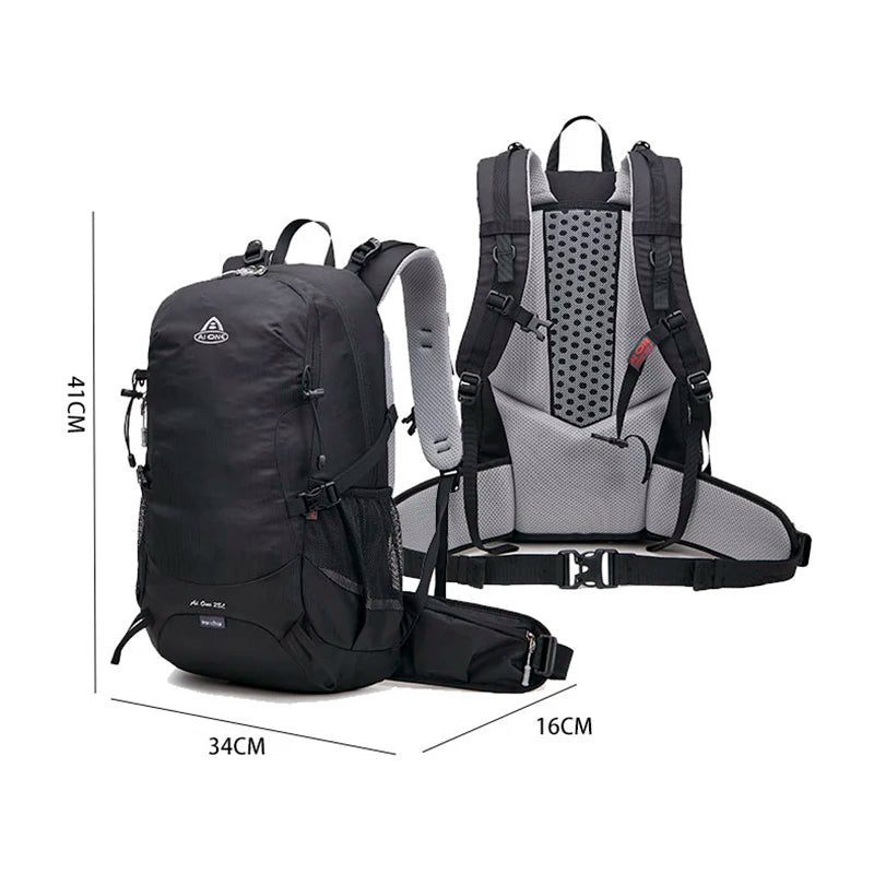 28L Hiking Backpack Men Sports Climbing Bags Waterproof Camping Daypack with Rain Cover Travel Mountain School Backpack Women