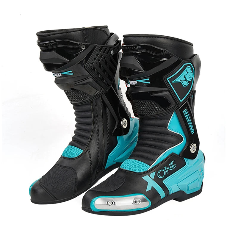 TR Tiger motorbike riding shoes men's cycling boots four seasons waterproof motorbike fall protection motorcycle rider racing sh