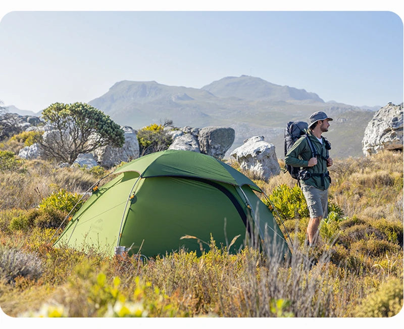 Naturehike Cloud Peak 20D Nylon Tent Ultralight 2 Persons Camping Hiking Outdoor Tent 4 Season Double Layer Backpack camper Tent