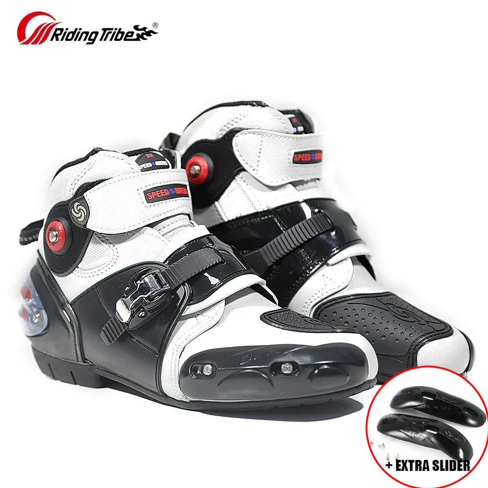 Riding Tribe Motorcycle Boots Motorcycle Riding Anti-fall Shoes Cycling Equipment Wear-resistant Men's Boots Multicolor Shoes