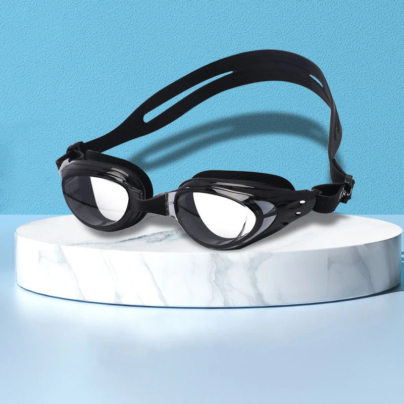Plating Myopia Swim Goggles Men Women Professional Swimming Pool Water Sports Waterproof Glasses Anit Fog UV Shield Eyewear New