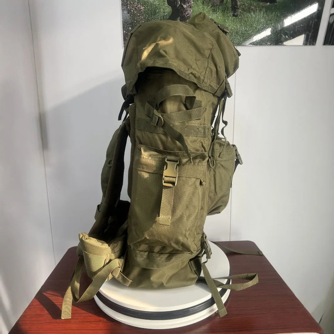 600D Polyester Hiking Bag Travel Backpack Men's And Women's Rucksack Large Capacity Trekking Luggage Package Emergency Knapsack