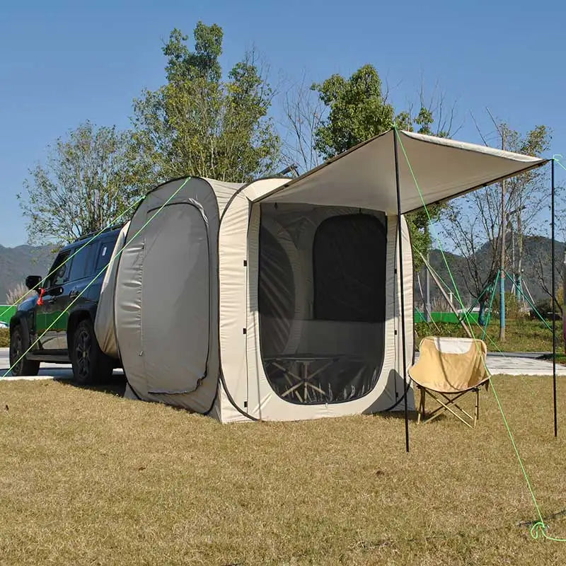 Portable Air Conditioner Camping Tent to Achieve the Freedom of Heat&Cooling, 7 Feet Height, Pop Up Family SUV Camping Tent