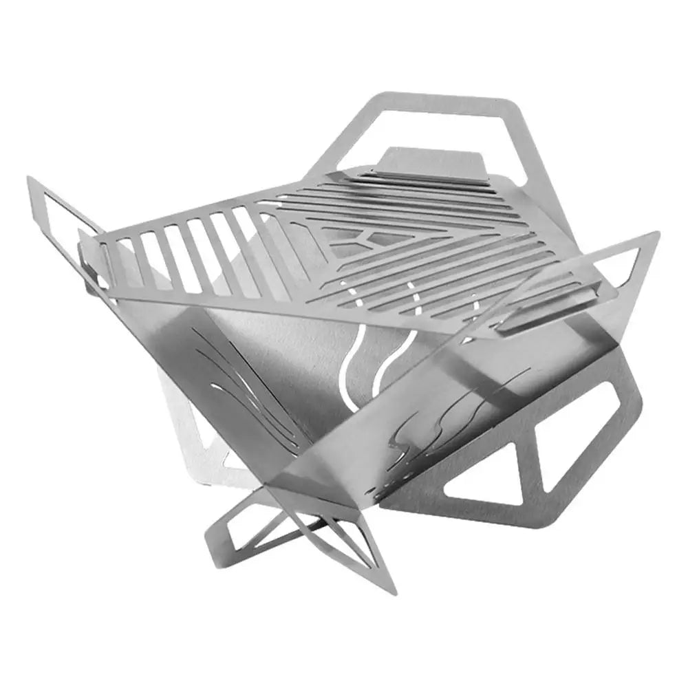 Mini BBQ Grill Stainless Steel Mini BBQ Grill Barbecue Rack Portable Lotus Barbecue Grill For Cooking Barbecue Camping Picnics