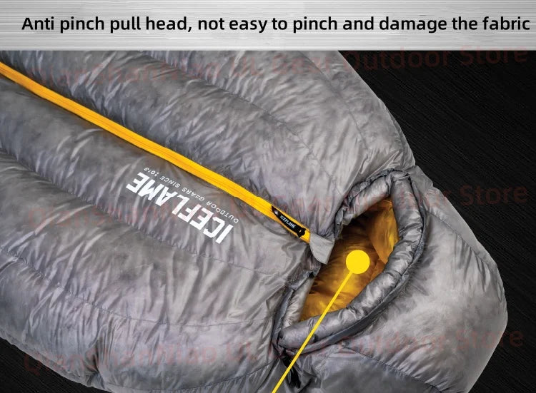 Ice Flame NXT 800FP Sleeping Bag Outdoor Camping Mummy Down Sleeping Bag Ultralight Trekking Mountaineering 10D Sleeping Bag