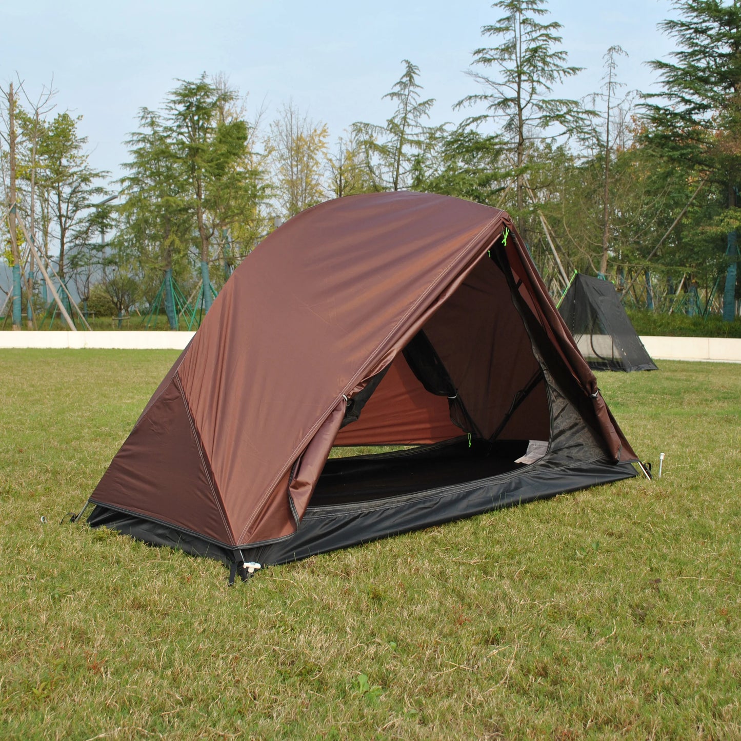 In all weathers 1 Person Lightweight Backpacking Tent, CZX-305 waterproof ultralight 1 man tent,trekking tent,Tents for Fishing