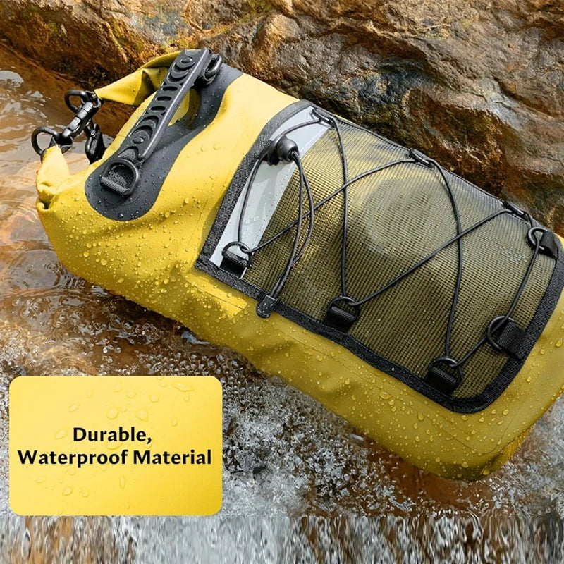 Swimming PVC Pack Dry Bag Camping Backpack for Waterproof Kayak Trekking Canoeing Drifting Rafting Surfing Boating Bag 20L 30L