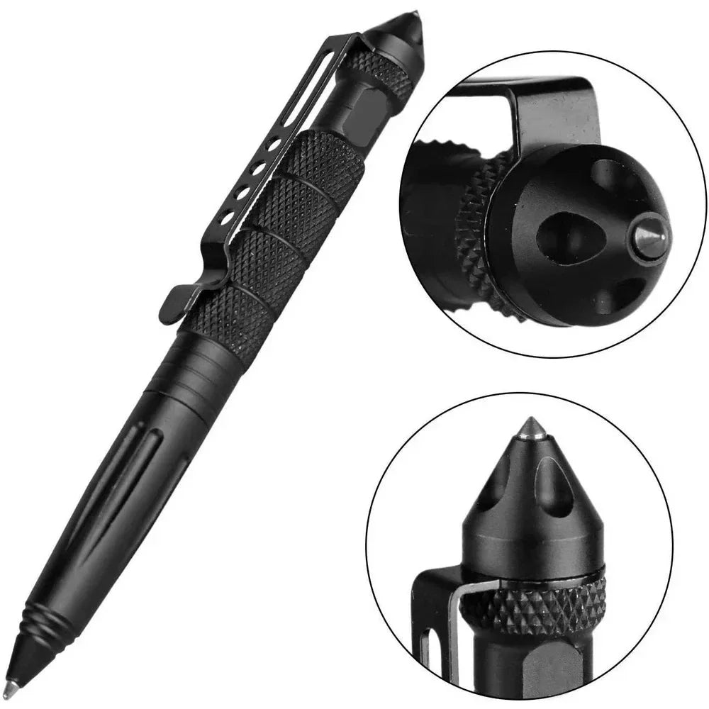 1PC Pen Multifunction Aluminum Alloy Emergency Glass Breaker Pen Outdoor Camping Security Survival Tools Camping Gear