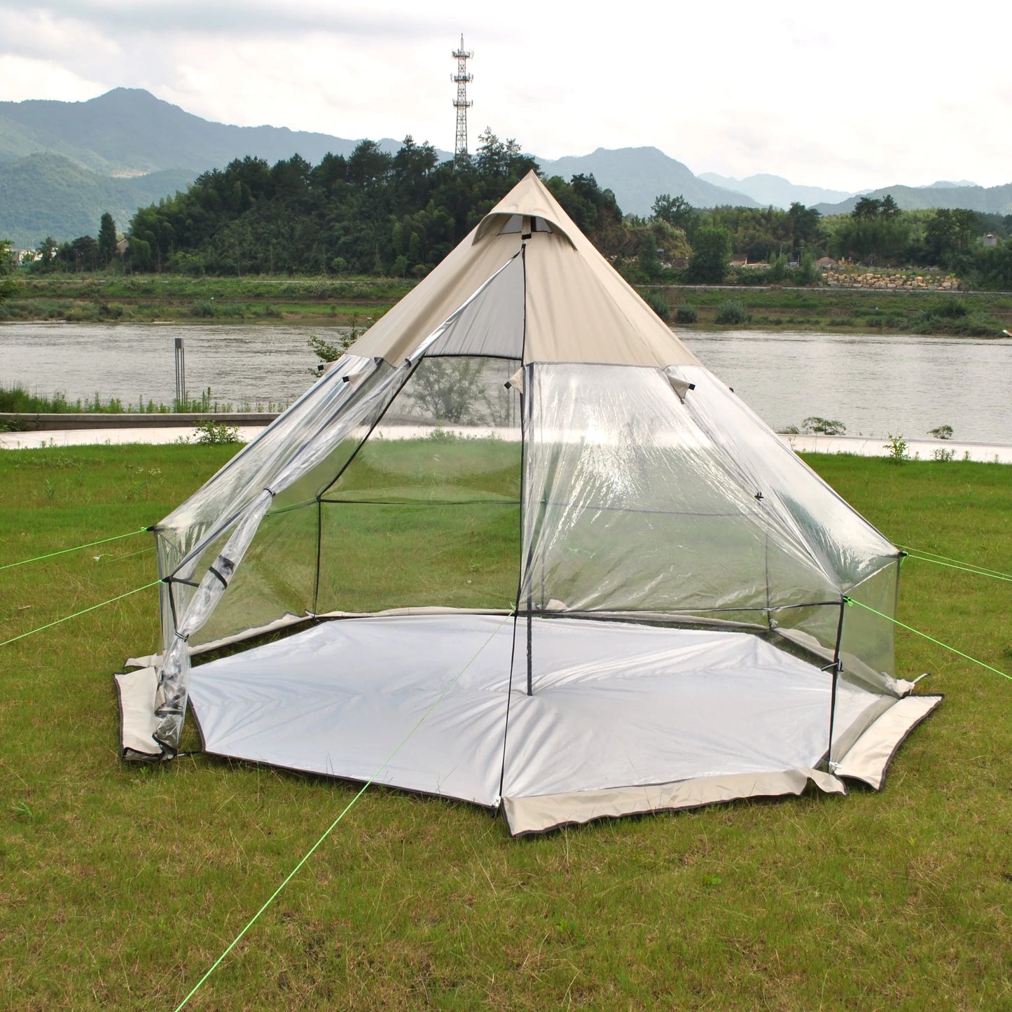 Regatta Mongolian Bell Tent - W/StoveJack, Waterproof, 4 Season Luxury Camping and Glamping Yurt Tent Outdoor