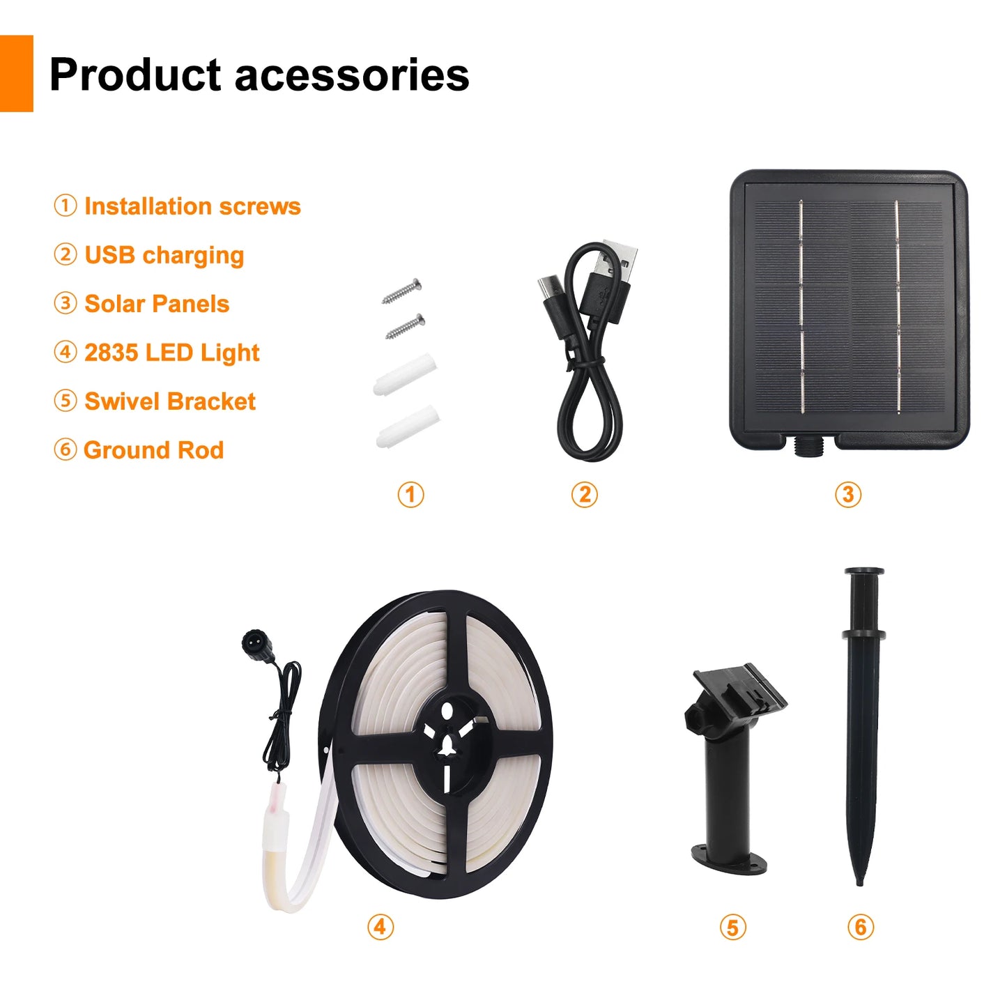 DC 24V COB Solar Neon Strip LED Lights 6X12MM 320LEDs Waterproof IP68 Flex Warm White Natural Double-sided Glow Linear Lighting