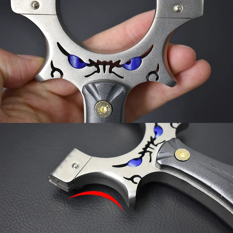 Professional Hunting Slingshot Stainless Steel Material Horizontal Sighting Mini Slingshots Catapult Sports Shooting Equipment