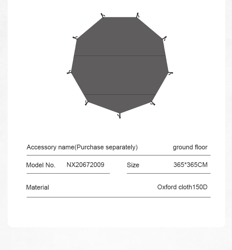 MOBI GARDEN Camping Tent Royal Castle 150D Oxford With Snow Skirt Double Layer Waterproof Hiking 5 Person 4 Season Tent UV50+