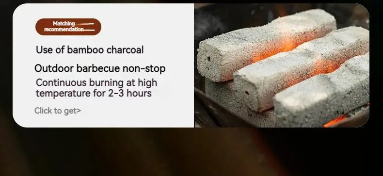 Naturehike Outdoor Portable Folding BBQ Grill Camping Enamel Charcoal Stove Ultralight Travel Picnic 4-8 Person Barbecue Stove