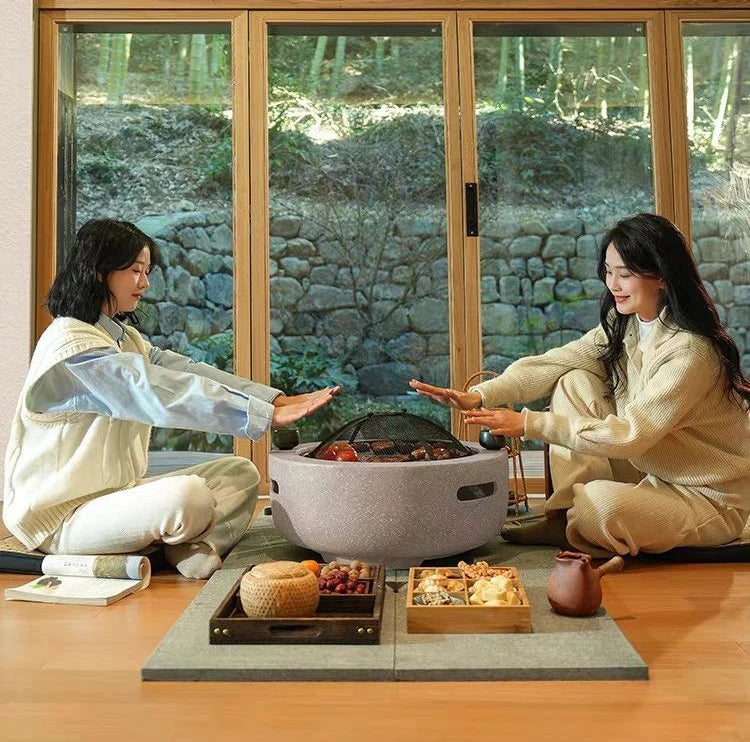 Camping BBQ Grills Outdoor Garden Charcoal Barbecue Brazier Portable Barbecue Grill Tent Travel Stove Kitchen Grill Accessories