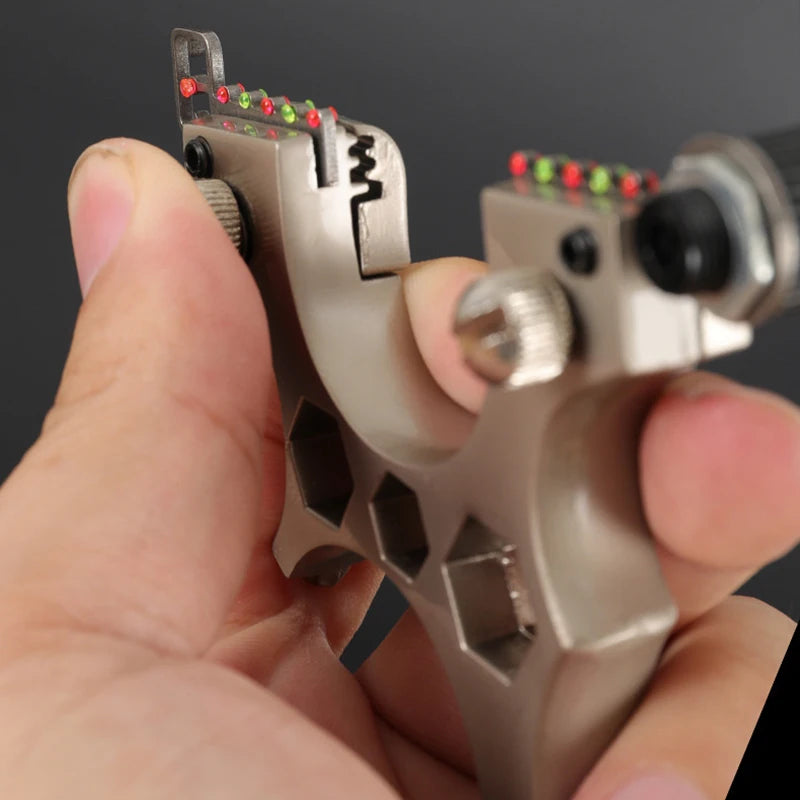 Alloy Slingsshot Multifunctional Slingshot High Precision Sling Catapult Slingsshot for Hunting Kit Adult Toys caza