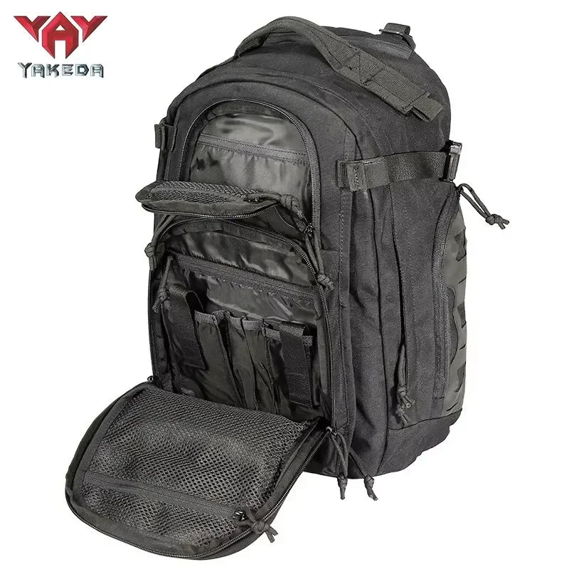 YAKEDA 40L Tactical Backpack for Men Camping Hiking Backpacks Outdoor Travel Bags Climbing Rucksack Bag