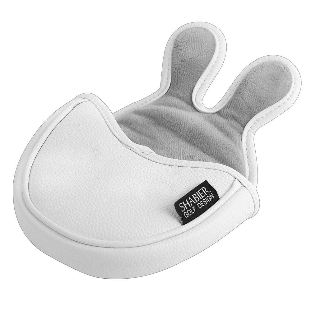 PU Leather Crane Japan Embroidery Magnetic Closure Golf Blade Putter Cover Golf Mid Mallet Putter Headcover